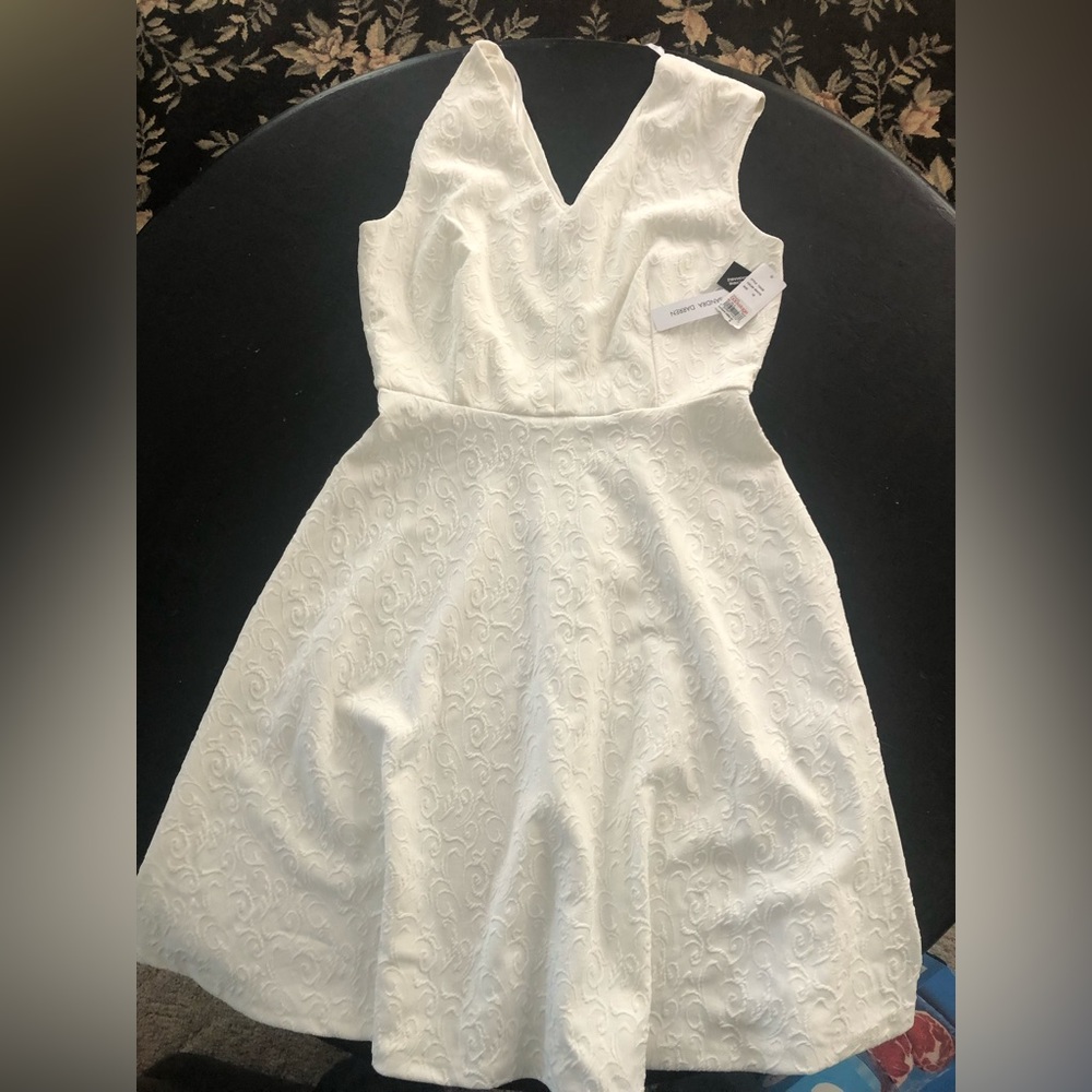 Sandra Darren white dress 10